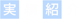 実績紹介
